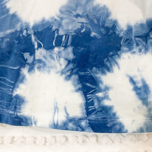Indigo shibori tie dye crop top - Picture 4 of 7